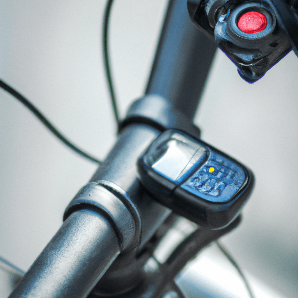 [Secure your bike with a GSM alarm system featuring remote control.]. Sigma 85 mm f/1.4. No text.