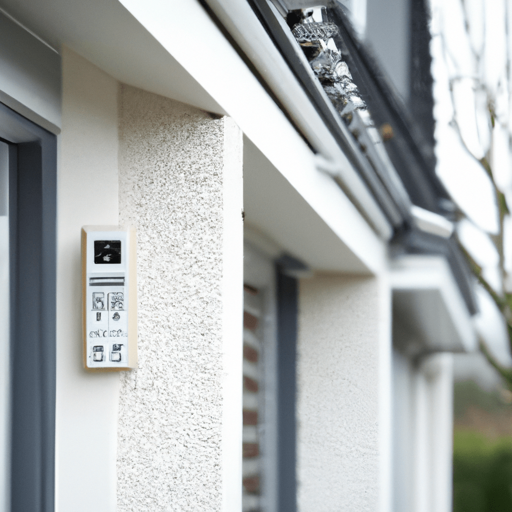 [Photo: A family home equipped with a cutting-edge GSM alarm system, ensuring top-notch security and peace of mind.]. Sigma 85 mm f/1.4. No text.