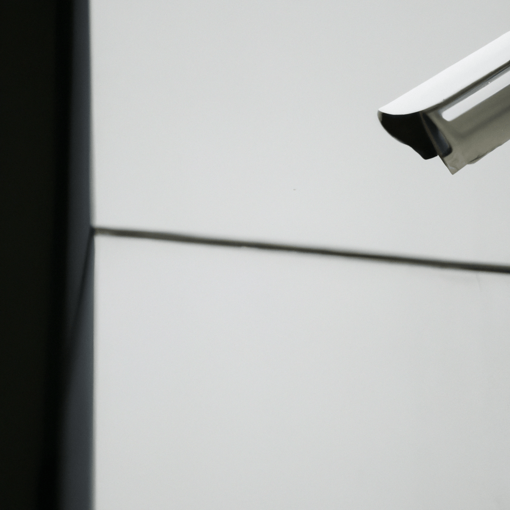 3 - A close-up shot of a security camera mounted on a building, capturing the specific areas and risks of the object. Sigma 85mm f/1.4. No text.. Sigma 85 mm f/1.4. No text.