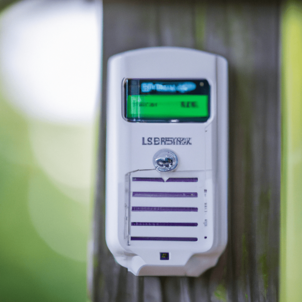 A photo of a GSM alarm system with battery power, providing reliable security for your cottage even during power outages. Sigma 85 mm f/1.4. No text.. Sigma 85 mm f/1.4. No text.