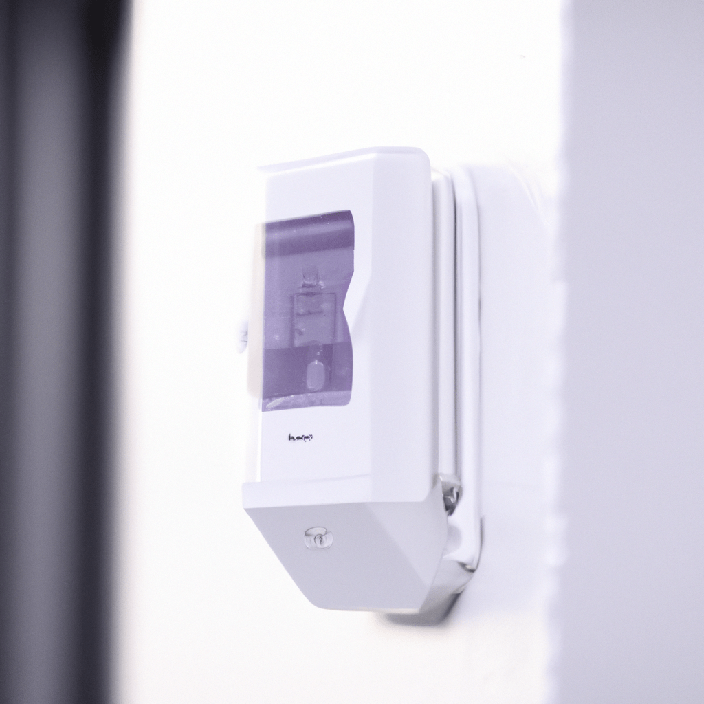 A photo of a GSM alarm system with a CO2 sensor, providing enhanced safety and protection for your home.. Sigma 85 mm f/1.4. No text.