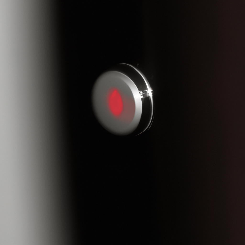 2 - [Magnetic door sensor in action]. Captured with a Canon 50 mm f/1.8.. Sigma 85 mm f/1.4. No text.