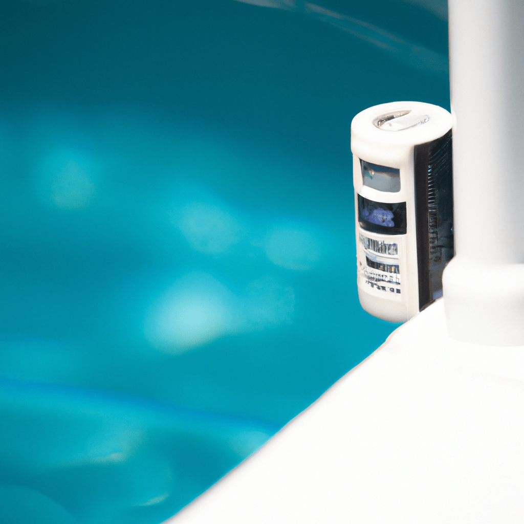 2 - [Photo] A pool alarm being installed, ensuring maximum safety and peace of mind while enjoying the pool. Sigma 85 mm f/1.4. No text.. Sigma 85 mm f/1.4. No text.