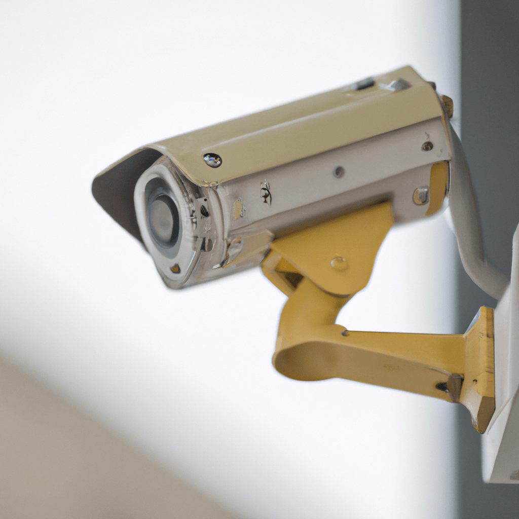 A photo of a security camera system with remote monitoring and recording capabilities.. Sigma 85 mm f/1.4. No text.