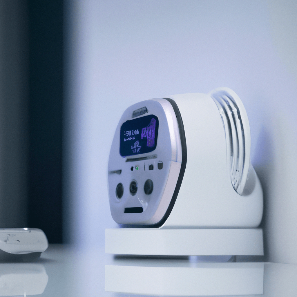 2 - A photo showing the advanced features of a home alarm system, including motion detection, sound and vibration sensors, and the ability to connect with a security company for added protection.. Sigma 85 mm f/1.4. No text.