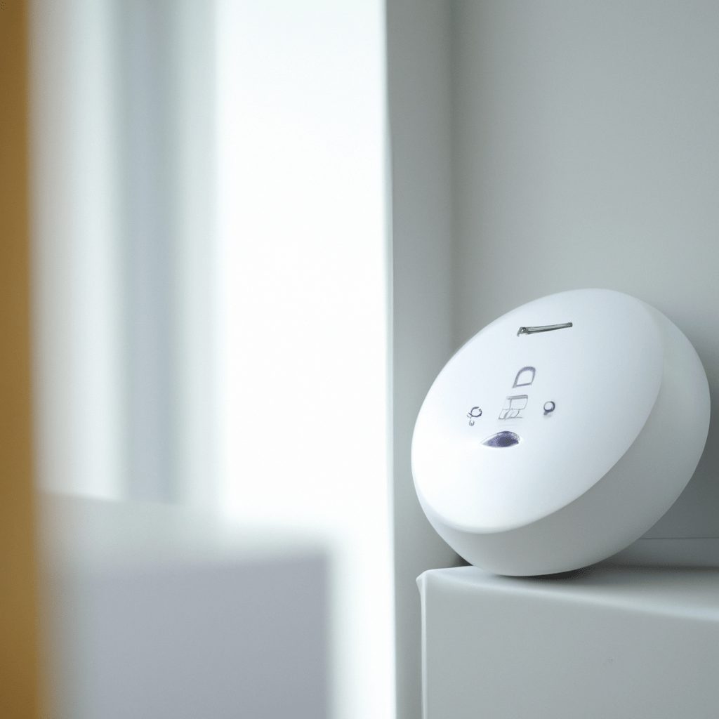 2 - PHOTO: A wireless alarm system being installed in a modern home. Easy to set up and expand, providing flexible and hassle-free security.. Sigma 85 mm f/1.4. No text.